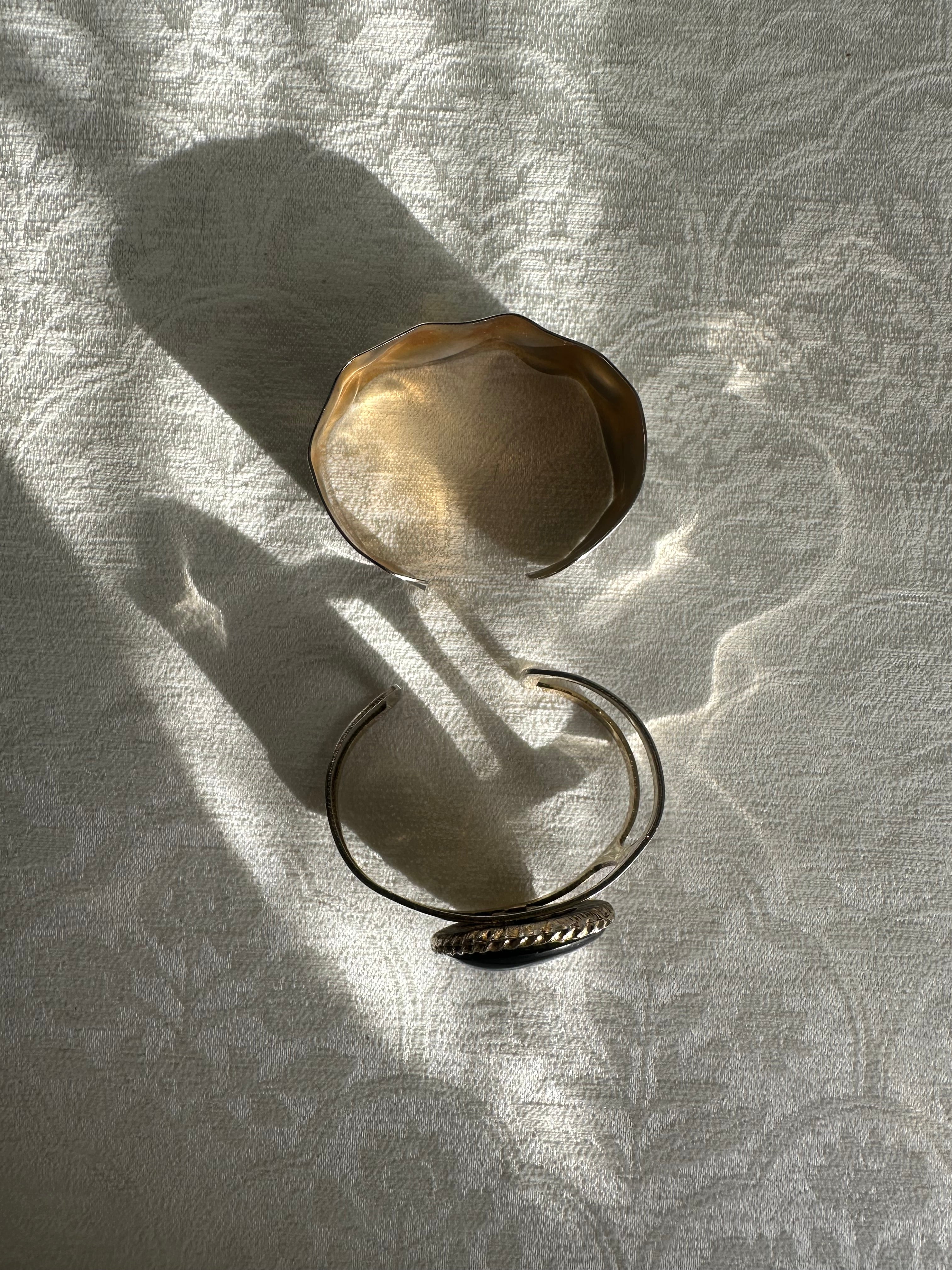 Bold Metal Cuff Bracelet Set