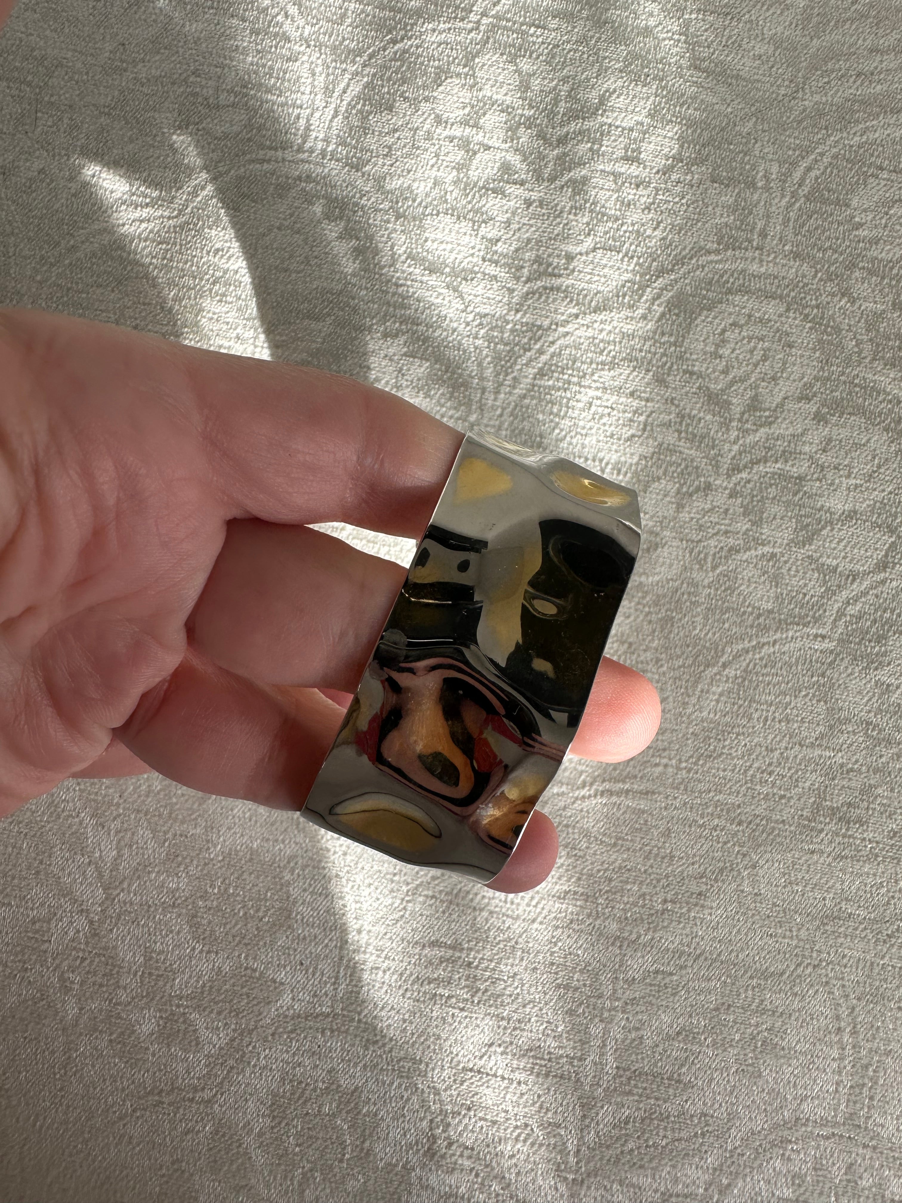 Bold Metal Cuff Bracelet Set