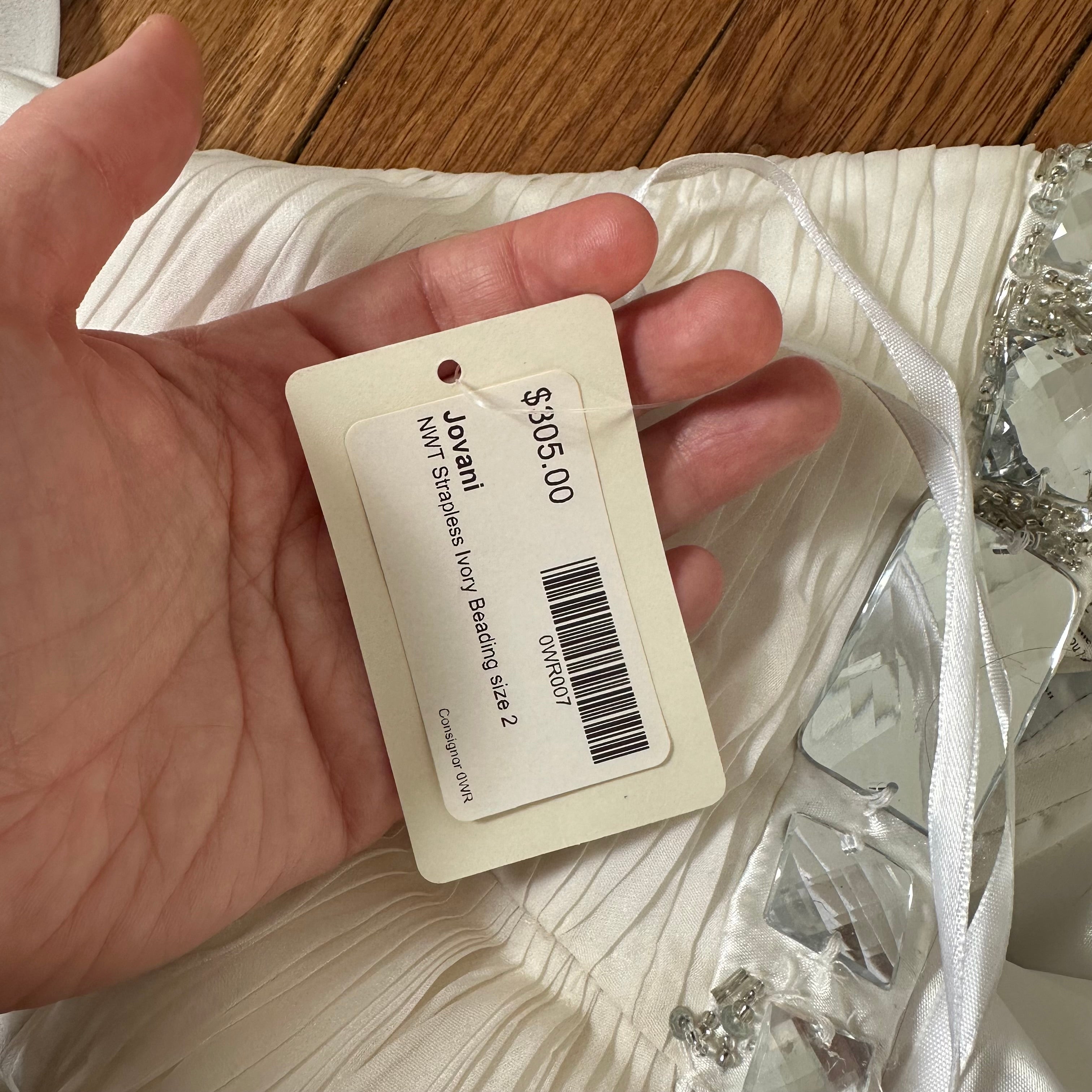 Vintage 2000s White Tulle Tiered Prom Dress