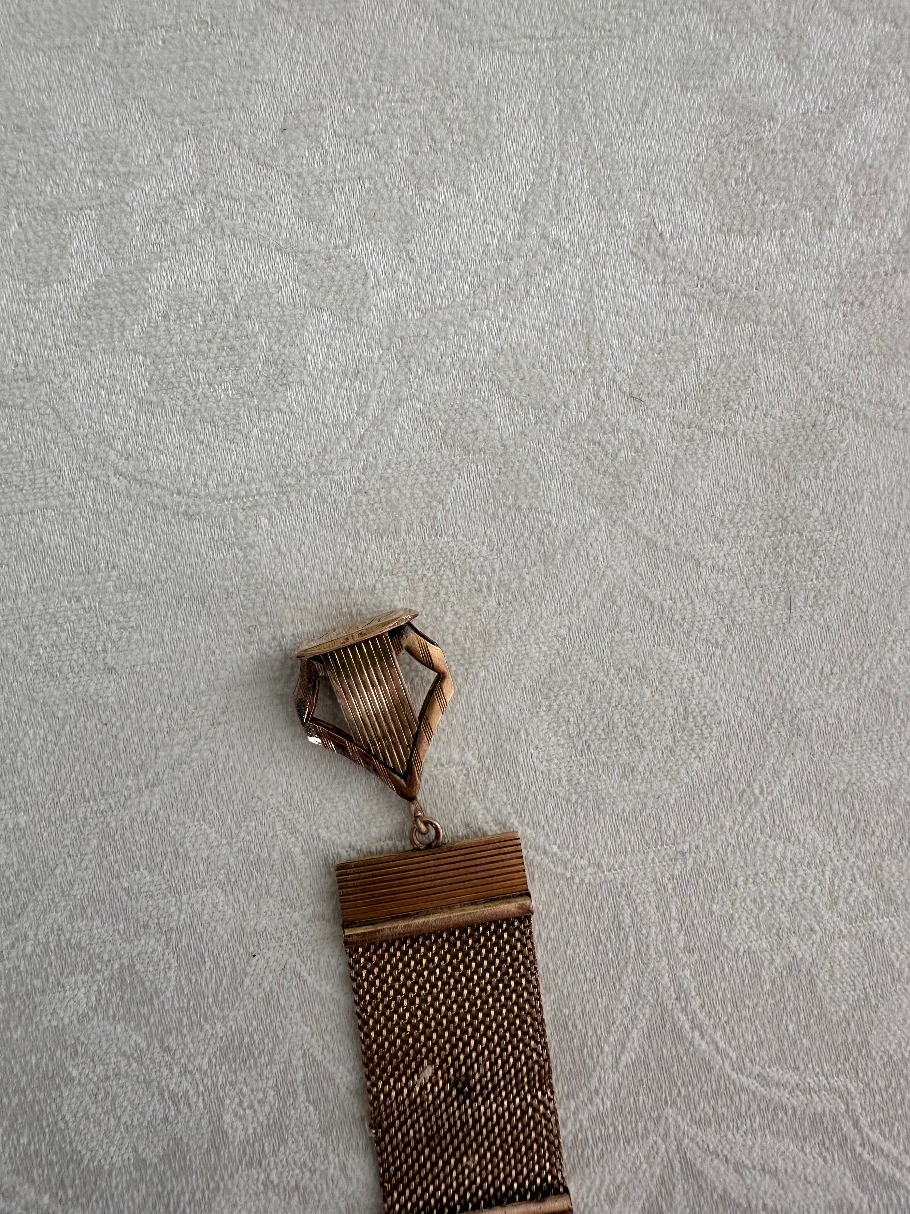 Antique Industrial Monogrammed Watch Fob