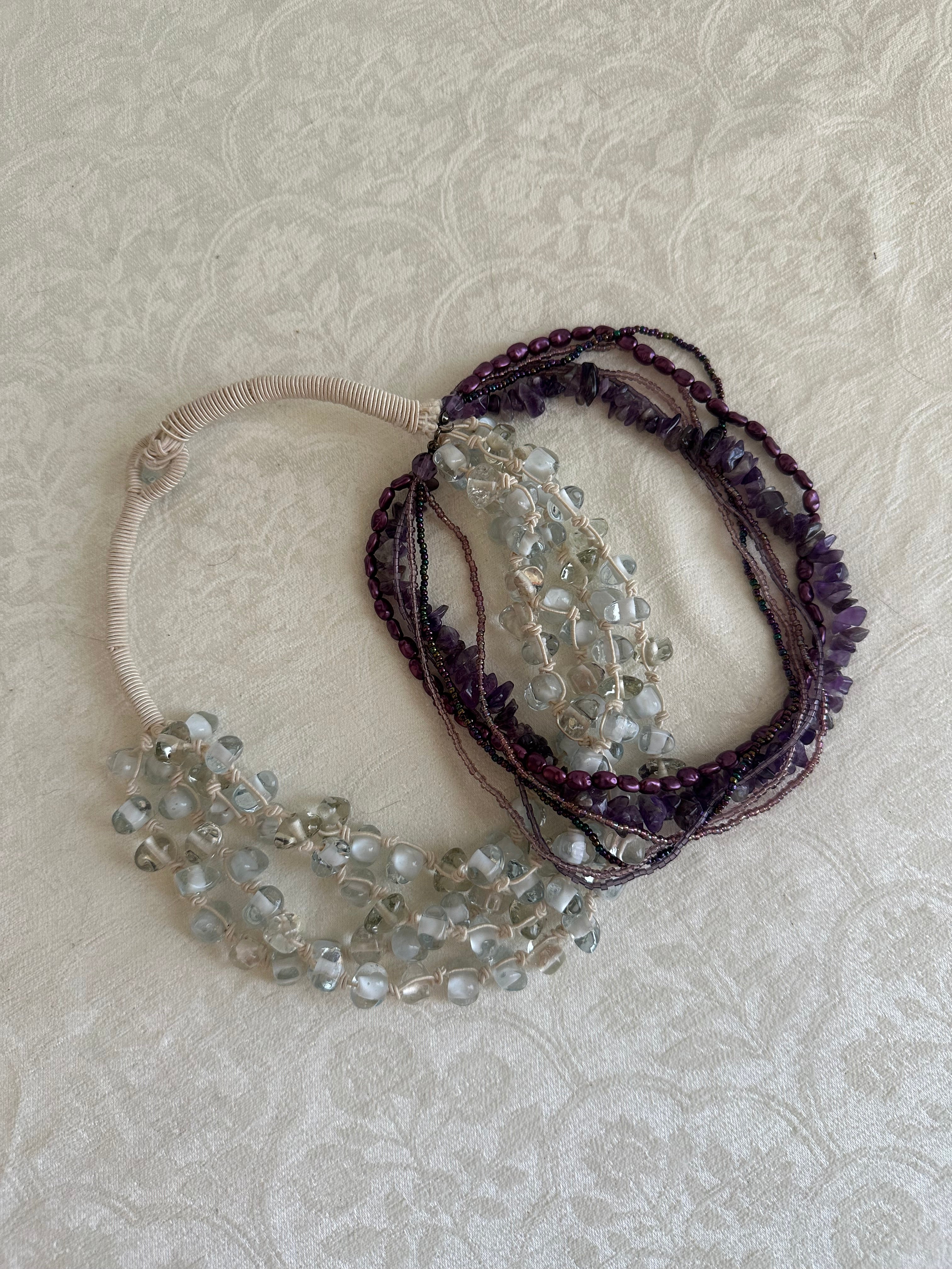 Fiber Art Necklace sets