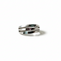 Vintage Sterling Multi-StoneTriple-Band Ring